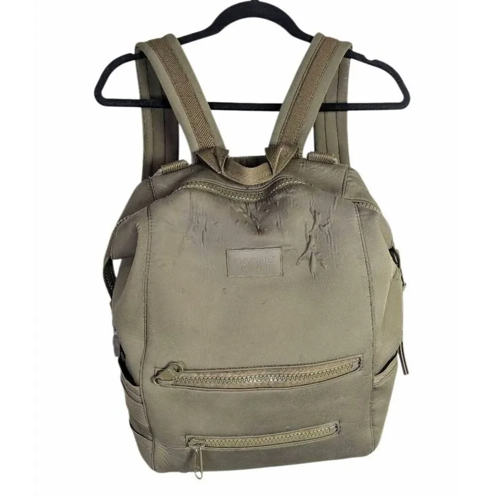 Dagne Dover Indi Moss Army green large backpack diaper laptop bag